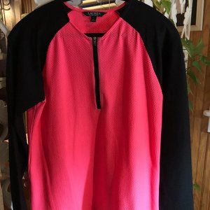 Ralph Lauren Mesh Baseball Zip Top